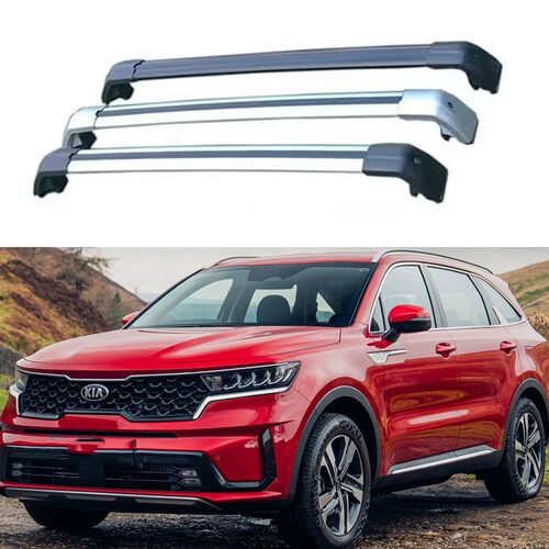 适用Sorento车顶行李架横杆起亚索兰托车载铝合金免打孔车顶托架