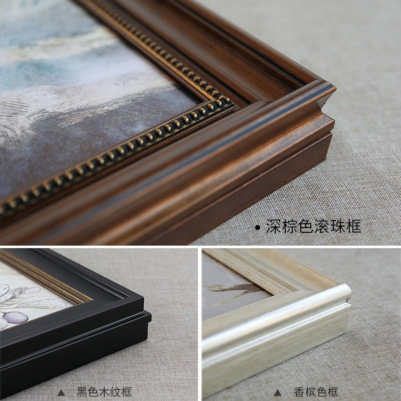 美式电表箱装饰画欧式电闸箱遮挡画推拉免打孔总开关盒配电箱挂画