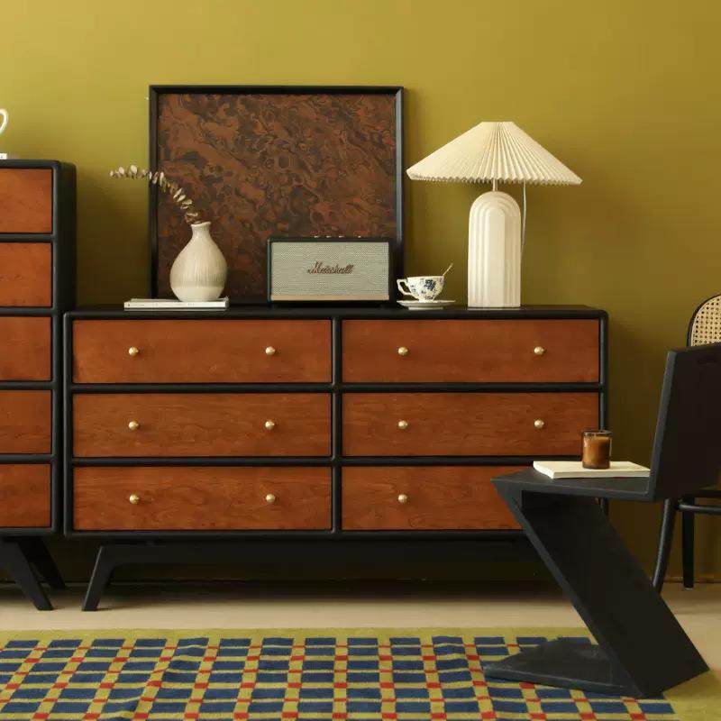 法式轻奢风实木斗柜复古简约储物收纳柜北欧中古风餐边柜家用斗柜,模玩/动漫/周边/娃圈三坑/桌游,模型制作工具/辅料耗材,淘宝优惠券,粉丝福利购,淘宝优惠卷