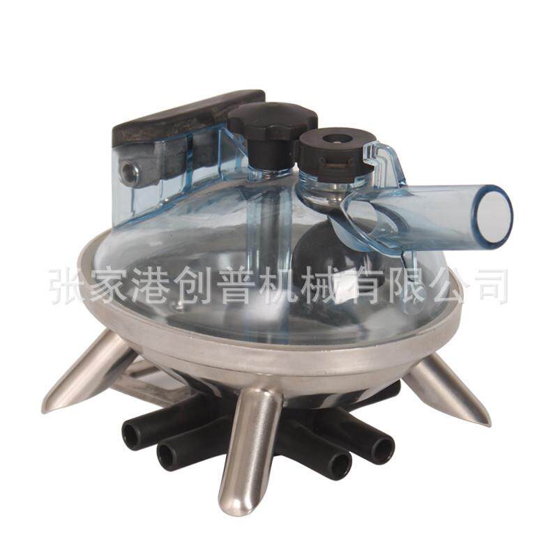 HL-M02A奶牛挤奶机集乳器挤奶杯组配件挤奶爪240CC不锈钢底座