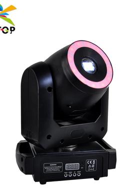 100瓦舞台光束LED摇头灯12颗0.3W RGB灯带图案效果灯DMX自走声控