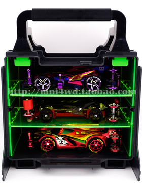 田宫工具箱95086 透明亚克力三层隔板 拉面箱专用 增大放置空间