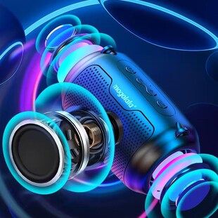 适用手机大音量无线蓝牙音箱小音响重低音炮可插U盘户外插卡便携