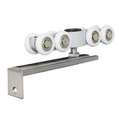 实木门吊轮移门推拉门吊滑轨道导轮厨房卫生间木门吊轨上滑轮配件