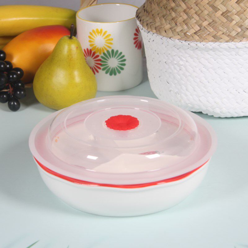 陶瓷分格餐盘儿童分餐盘创意三格快餐饭盘子电饭锅蒸盘瓜子糖果盘