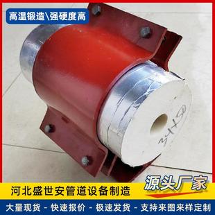 现货管夹支吊架热镀锌双螺栓管夹A5型基准管夹加工不锈钢管夹