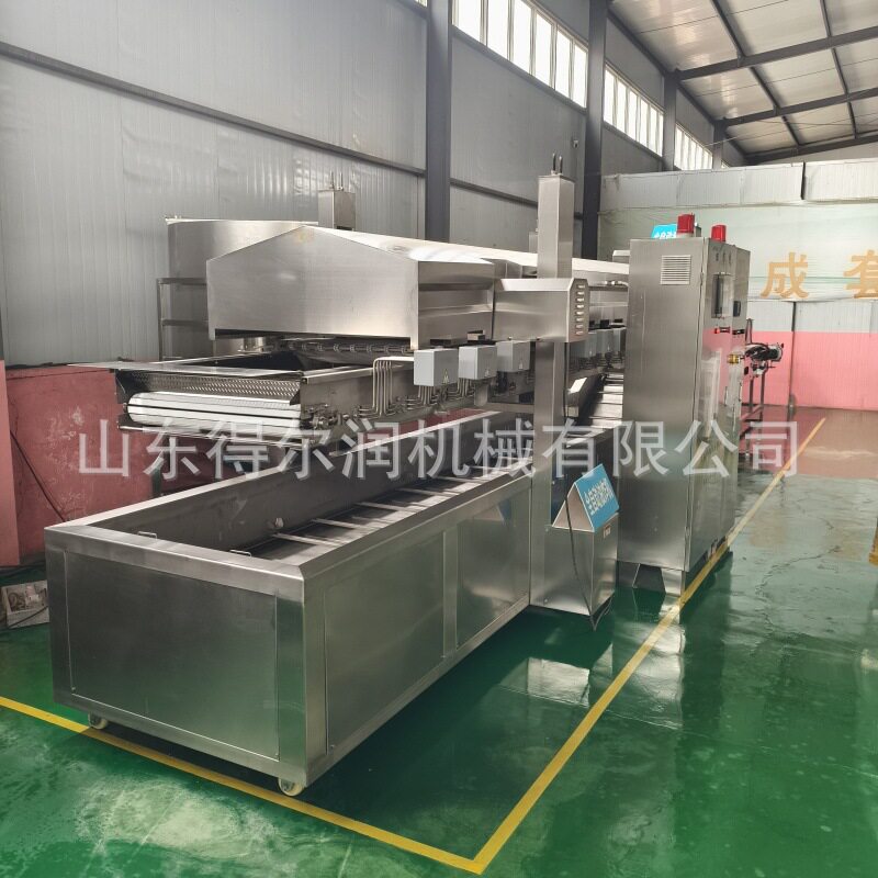 五花肉扣肉油炸机 济南把子肉油炸生产线 精准控温板材加厚不变形