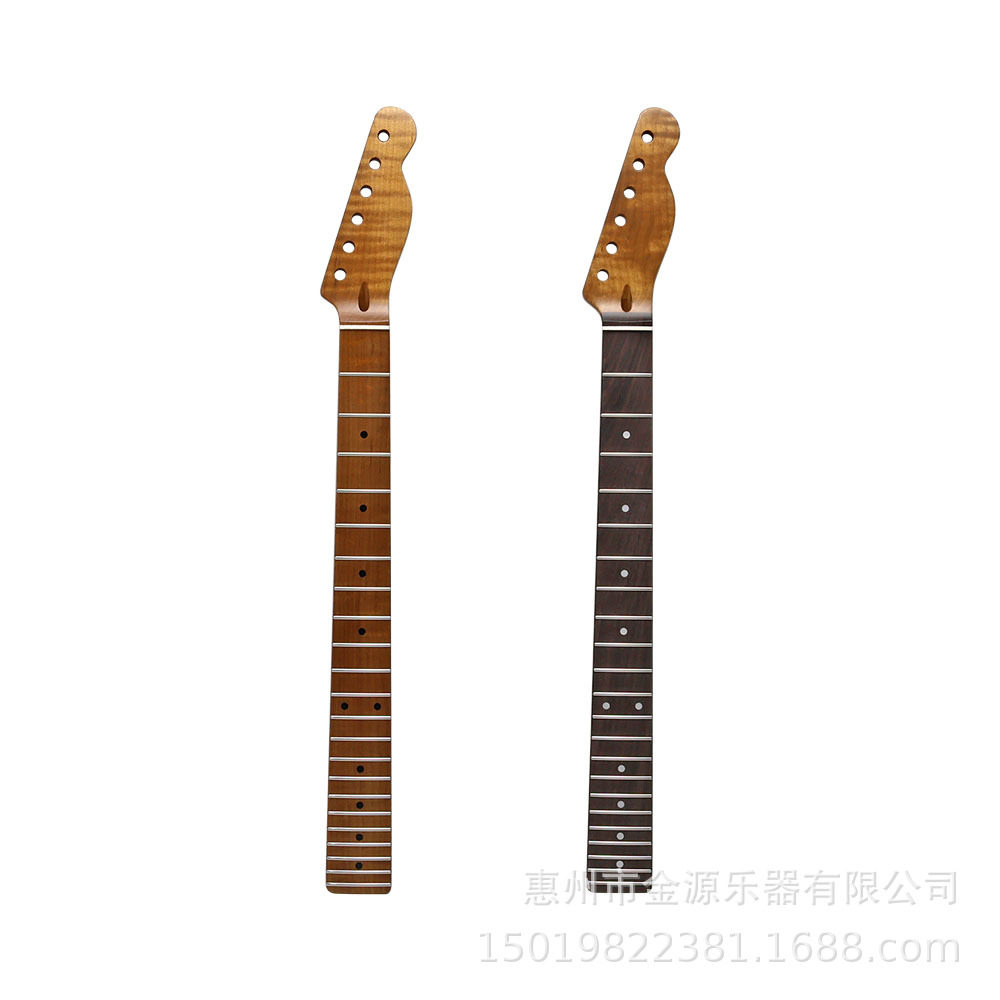 TL6弦22品右手虎纹加拿大烤枫AA玫瑰木电吉他琴柄烤漆电吉他琴颈