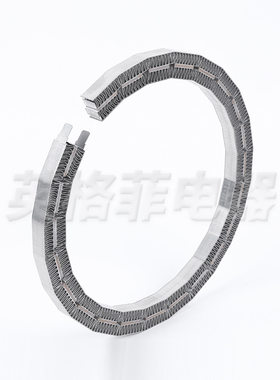环形电加热器PTC带电波纹发热器加热波纹发热体电热片电加热器
