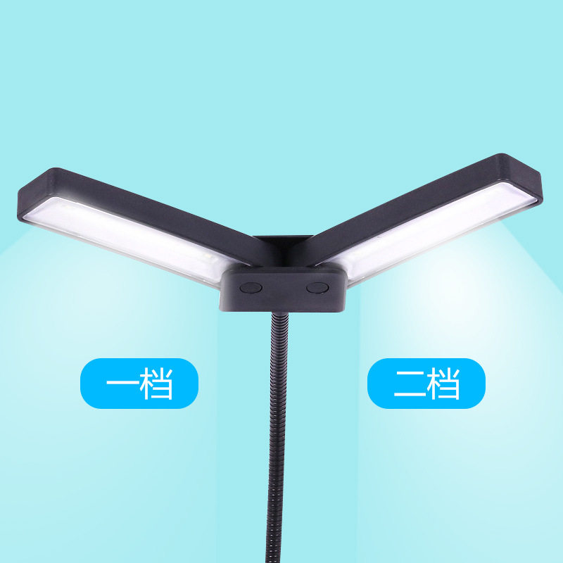 谱架灯 led 充电可折叠钢琴灯 谱台灯 小夜灯 读书灯宿舍床头夹灯