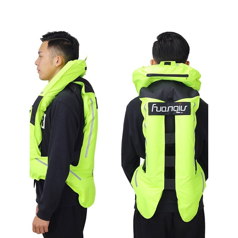 环裘一代反光背心环裘机车气囊马甲服赛车安全装备骑行摩托车速干