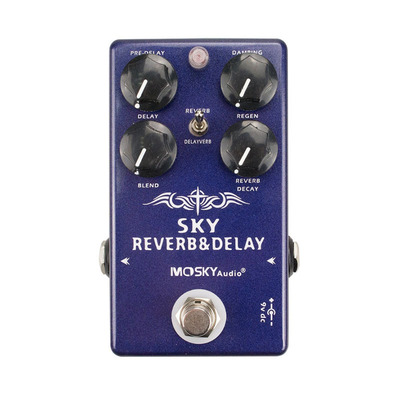 MOSKY SKY REVERB And DELAY吉他混响延时效果器太空站空间类混响