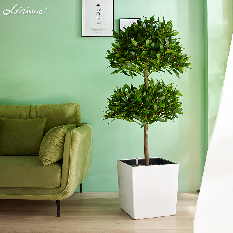 创意方形特大号自吸水落地大w花盆塑料大型绿植发财树阳台户外庭