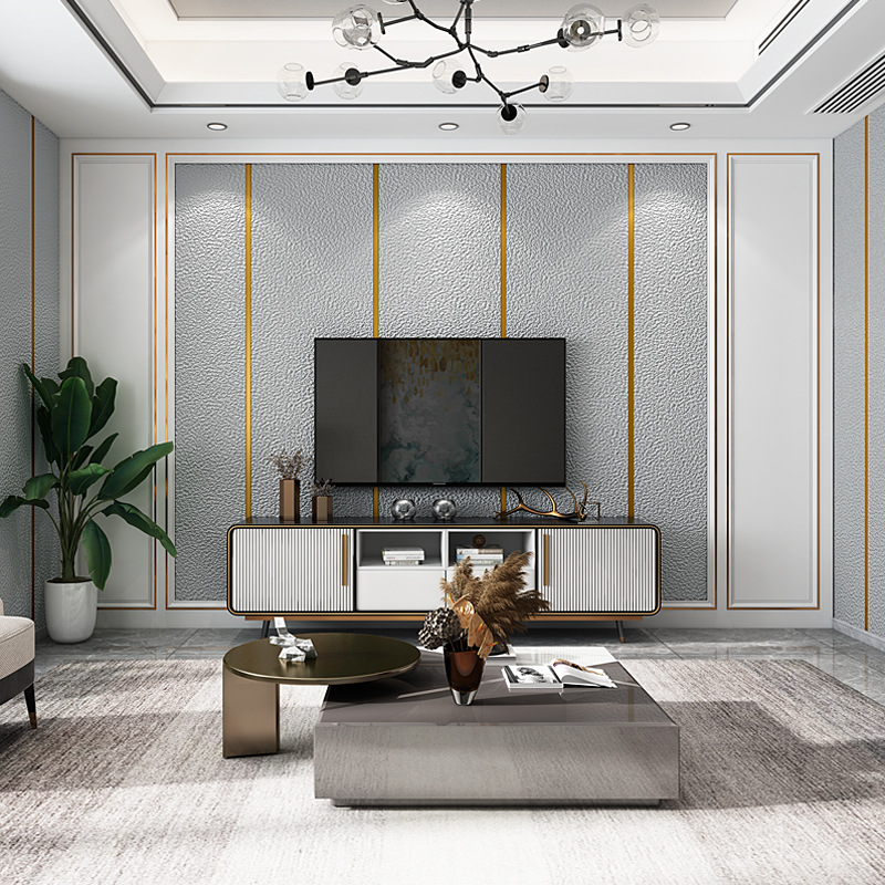 客厅卧室轻奢壁纸沙发p无缝电视背景墙布影视墙壁布简约北欧现代