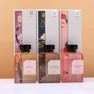 普翠仕无火香薰藤条挥发桂花白桃室内酒店卧室办公室通用200ml