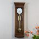 忆久时机械挂钟表客厅家用德国赫姆勒时钟实木长款 壁挂钟音乐报时