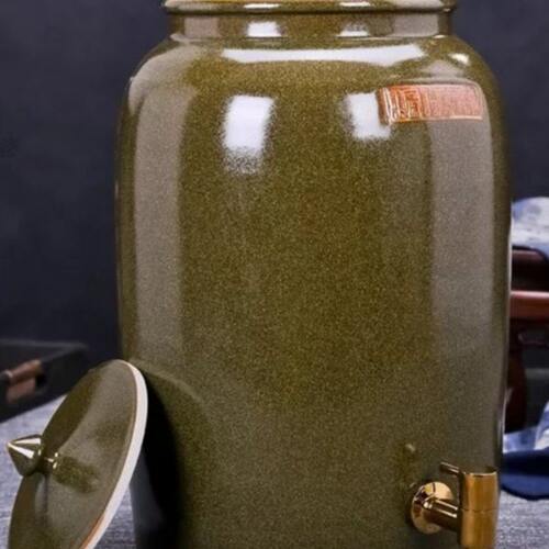油缸陶瓷带盖家用厨房花生油菜油山茶油密封30斤50斤100斤装油罐