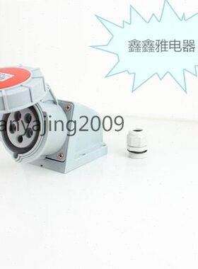 漏电保护电源插座工业防水插座32A16A5芯三相五线240-415V 3P+E+N