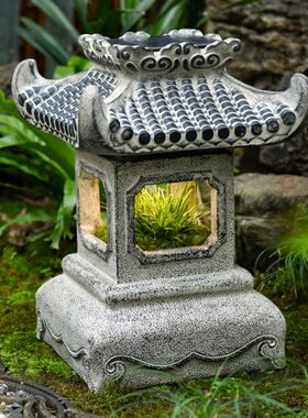 太阳能充电庭院灯户外防水阳台院子落地装饰灯别墅小夜灯花园摆件