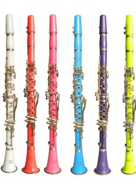 彩色簧管兰色黑管 蓝色 绿色紫色黄色簧管 降b 调