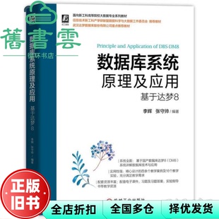 【正版旧书】数据库系统原理及应用——基于达梦8 李辉张守帅 机械工业出版社9787111695585