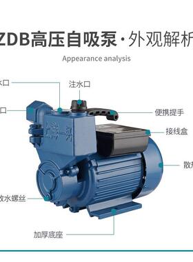 上海一民自吸泵泵头370W蓝色550W蓝色750W绿色1100W～1500W绿色