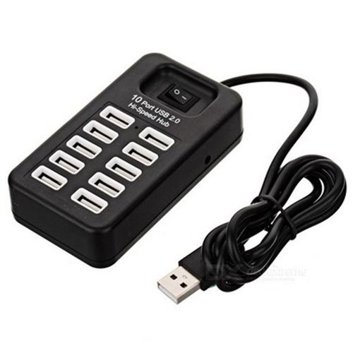 usb分线器一.四笔记本电脑扩展2拖0多接口器10口集线 hub转换器