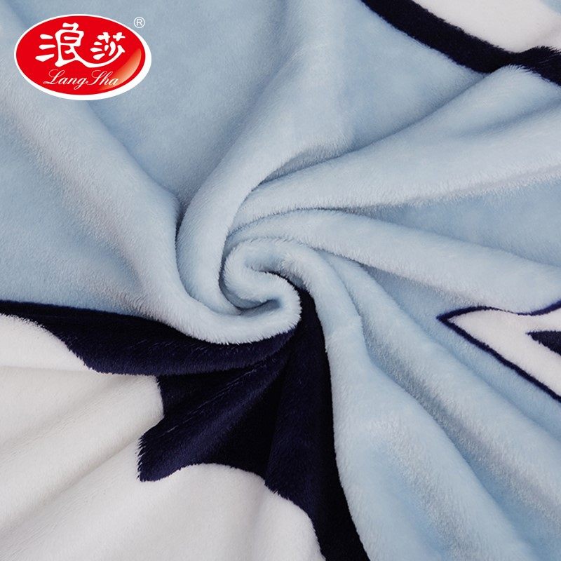 云貂绒毛毯子法兰绒冬季加厚保暖床单人女学生宿舍午睡小被子