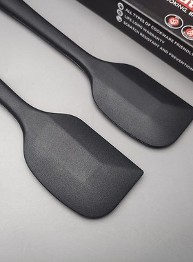 出口牛货!刮刀4件套 黑色蛋糕奶油抹铲刀面糊搅拌刀烘焙工具
