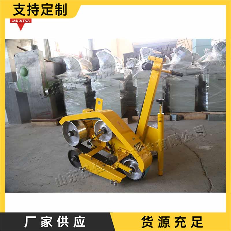 手推式钢板焊缝打磨机 便捷钢板麻点拉丝机 砂带式设计抛光设备