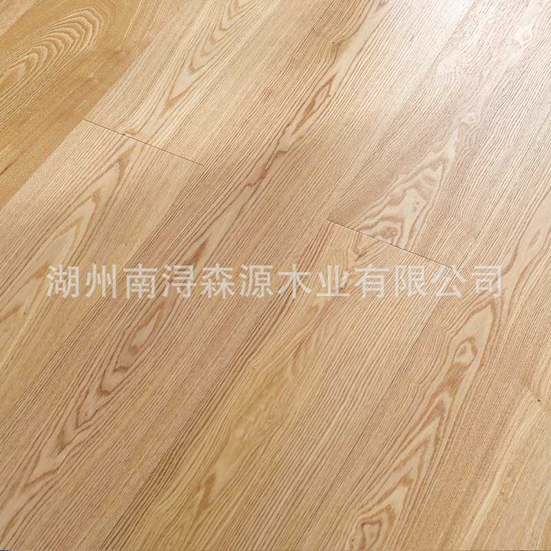 白蜡木新三层实木复合原木色地板现代简约家装锁扣地热