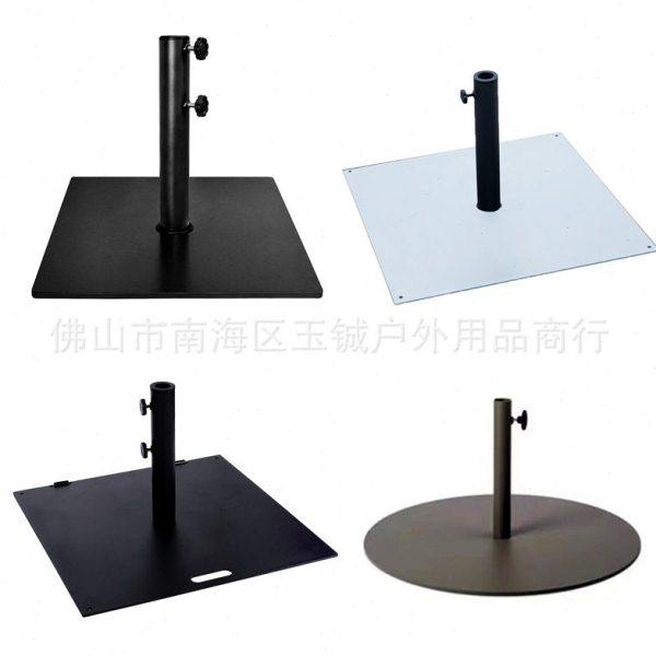 碳钢固定底座重型伞支架沙滩伞座户外庭院太阳伞底座方形铁板底座,居家日用,伞架/伞配件,淘宝优惠券,粉丝福利购,淘宝优惠卷
