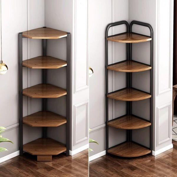 角柜厨房墙角拐角落地转角多层客厅三角置物架卧室家用收纳书架,收纳整理,阳台置物架,淘宝优惠券,粉丝福利购,淘宝优惠卷