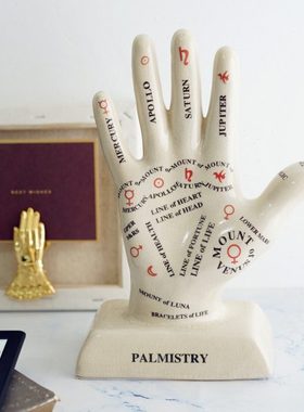 陶瓷桌子摆件拍照道具创意样板间北欧风格客厅书房装饰品摆设