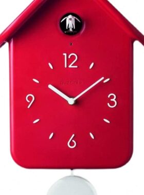 现货意大利制造GUZZINI布谷鸟挂钟客厅 时尚时钟儿童房客厅轻奢