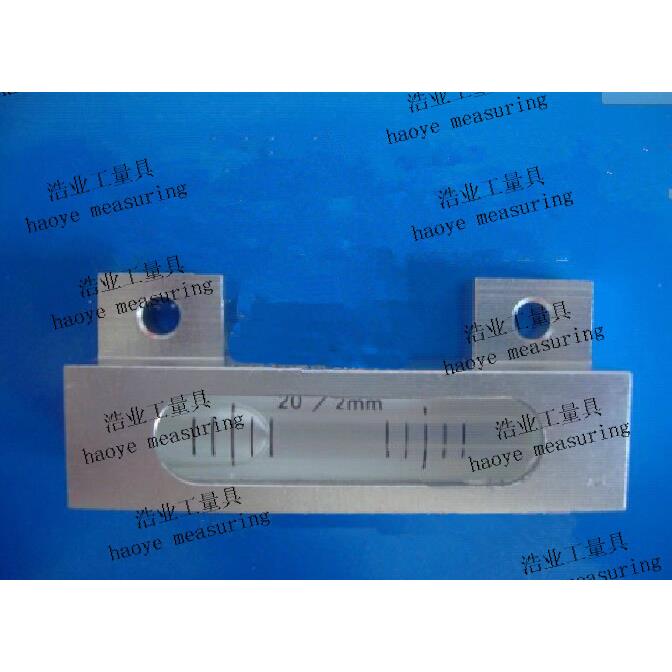 132X20X22 4秒/2mm 螺孔心距111 条式水平仪 条形水准器 水准泡