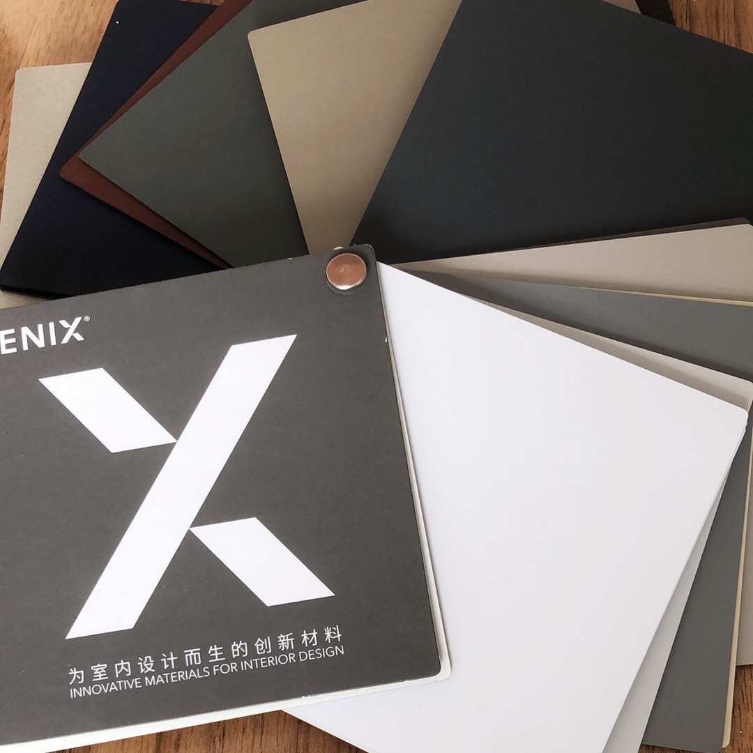 富美家FENIX抗倍特防火板HPL意大利原产超柔触感创意创新材料
