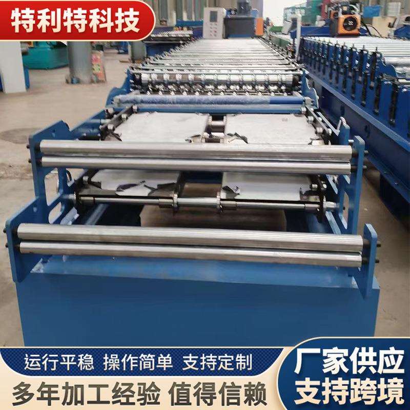 出口压瓦机 彩钢压型设备冷弯成型机 梯形全自动压瓦机设备 厂家