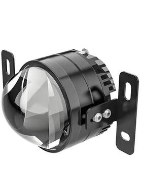 三色6000K 3000K LED雾灯 LED汽车前大灯 汽车雾灯带透镜