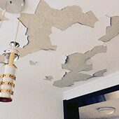 墙面破损坑洞修补翻新白色墙壁裂缝裂痕修复掉皮修补内墙家用防水