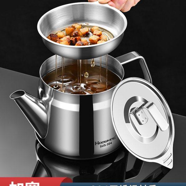 304不锈钢滤油壶家用带滤网大容量储油罐滤油神器厨房防漏油油瓶,厨房/烹饪用具,油壶,淘宝优惠券,粉丝福利购,淘宝优惠卷