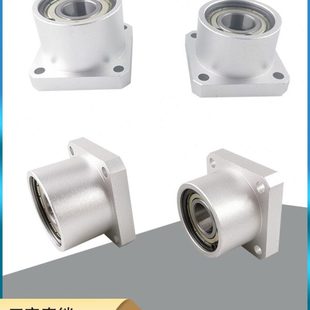 双轴承座组件导向轴支座带扣环轴承座BGRB方法兰支座BFP法兰固定