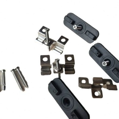 塑木地板卡扣木塑生态木扣件无缝件户外室外地板连接件