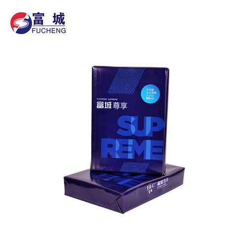 富城5享A4打印纸加不8尊克静电复印纸a4纸双面打印厚渗墨copy500