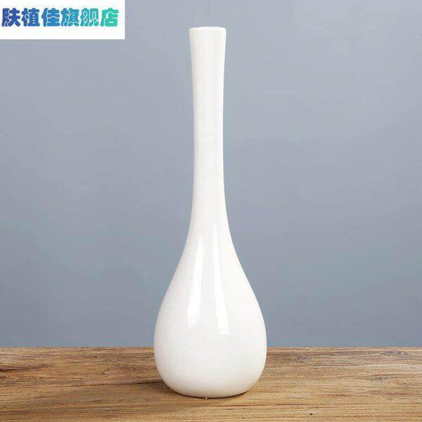 白瓷羊脂玉净瓶摆件演戏迷你古朴花瓶功夫茶桌青瓷玉净瓶道具复古