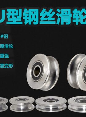 FII4U型钢丝绳滑轮 小吊机双轴承6202钢丝轮6203轴承钢轮吊运机运