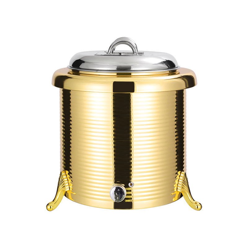 螺纹商用不锈钢电子暖汤煲自助餐保温珍珠汤锅电热暖粥酒店早餐
