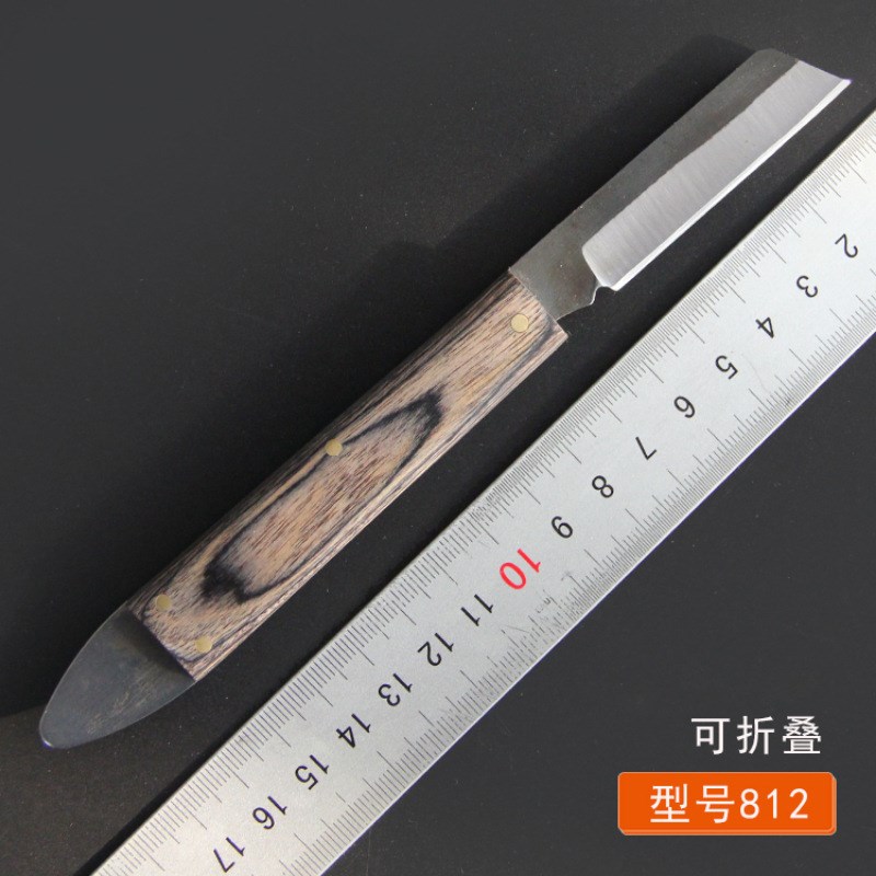 汇折叠锋钢锯条嫁接刀 芽接刀粗树枝削木刀接树刀修枝刀园北飞霞