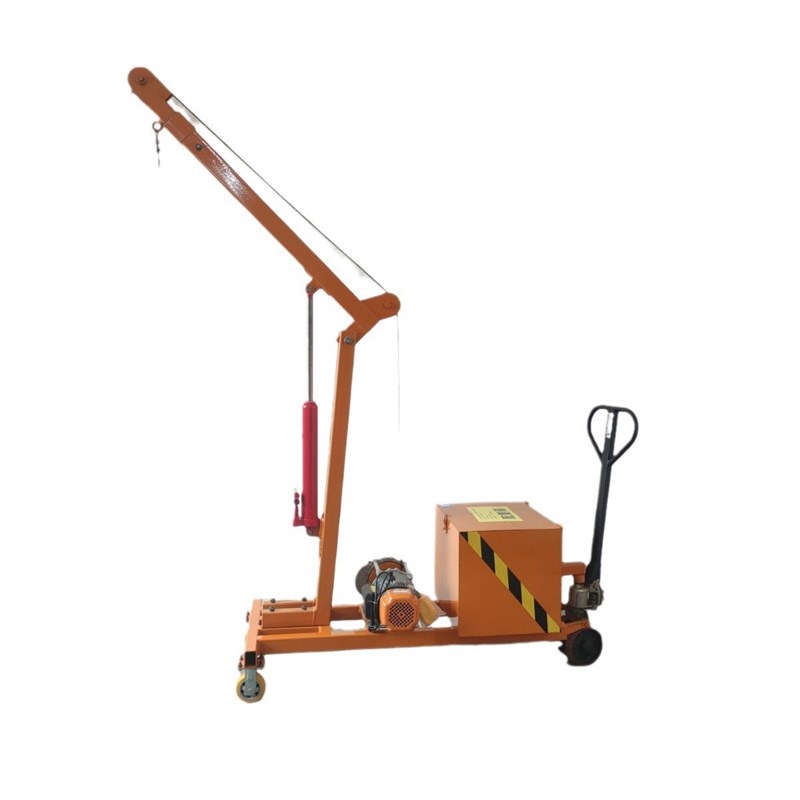 移动式旋转液压小吊车 车间电动行走平衡式搬运小吊机0.5T单臂吊