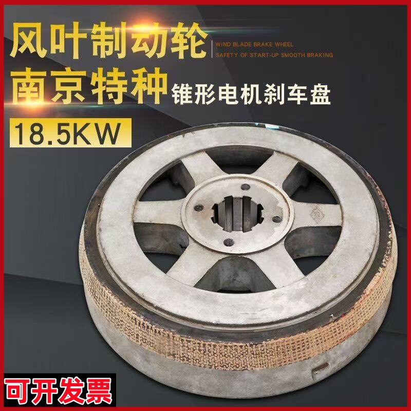 16T电动葫芦专用18.5KW电机风叶制动轮南京特种合力锥形刹车盘图片